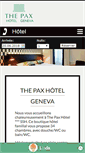 Mobile Screenshot of hotel-pax-geneva.ch